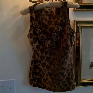 Moschino Wool Sleeveless Sweater